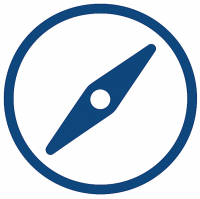 Compass icon representing experience